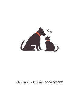 LOGO VECTOR DOG AND CAT ANIMALS