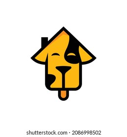 Logo vector for dog house