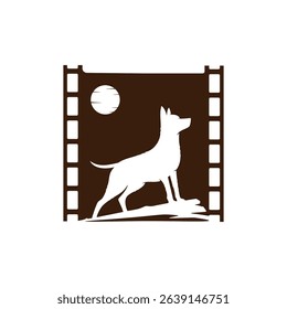 Logo vector for dog video publisher