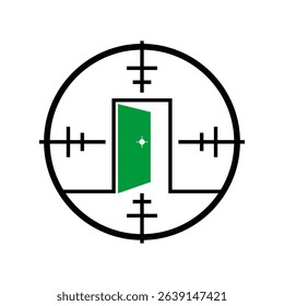 Logo vector for Door target