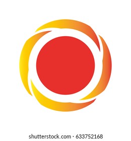 Logo vector energy sun