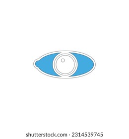 logo vector eye illustration design