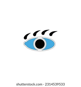 logo vector eye template design