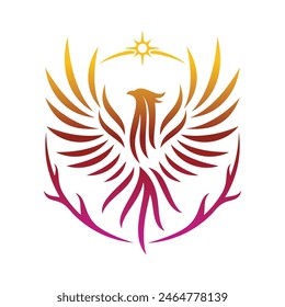 Logo Vector for Fire Phoenix