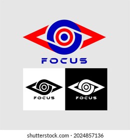 Logo vector focus on workteam for succes in future modern art 
