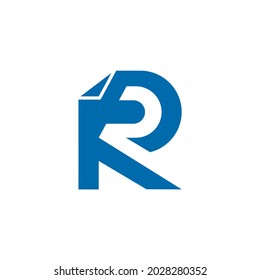 The logo is a vector in the form of monograms 2 and R.