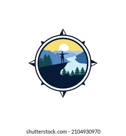 Logo-Vektorgrafik für Freiheitsabenteuer