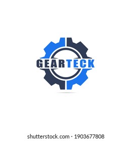 logo vector Gear Technology template