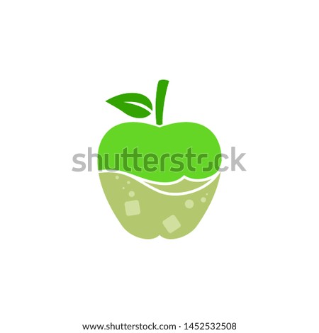 logo vector graphic aple juice health vitamin