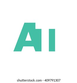 AT Logo | Vector Graphic Branding Letter Element | jpg, eps, path, web, app, art, ai | White Background