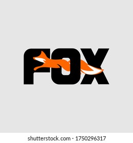 Logo vector graphic of Fox. Good for Logo branding, etc.