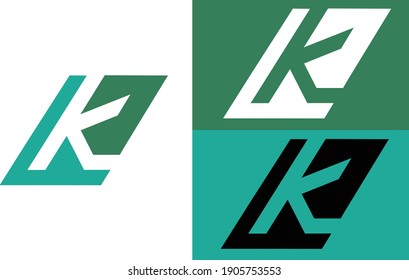 Logo Vector Graphic Of Letter K Type, Perfect For Logo Company or Icon If Using Letter K