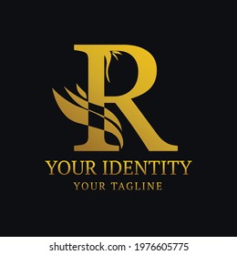 Logo Vector Graphic R Initials Luxury Stock Vector (Royalty Free ...