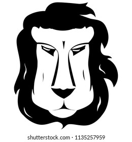 Logo Vector Head Lion