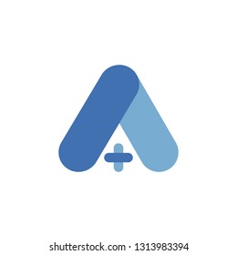 logo vector healthcare letter A