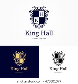 Logo vector heraldry shield hall