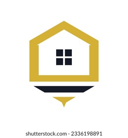 Logo Vector for Home Bee Icon