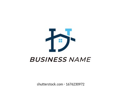logo vector home logo and letter H