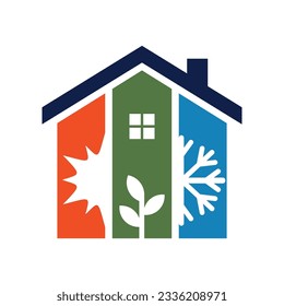 Logo Vector for Hot and Cool Home