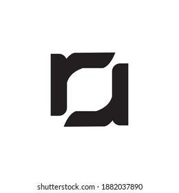 logo vector icon abstract font r shape a simple