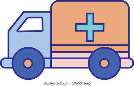logo and vector icon Ambulance