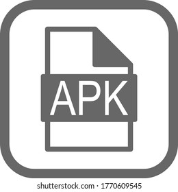 logo vector icon apk color gray