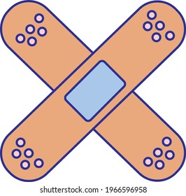 logo and vector icon Bandage