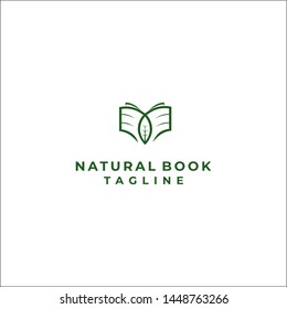 logo vector icon book for education company