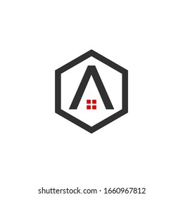 A logo vector icon download template
