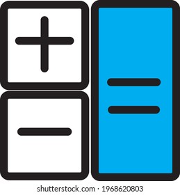 logo and vector icon mathematics