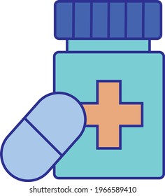logo and vector icon medicine