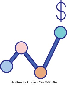 logo and vector icon revenue
