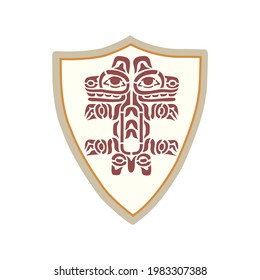 ilustración vectorial del símbolo tribal antiguo