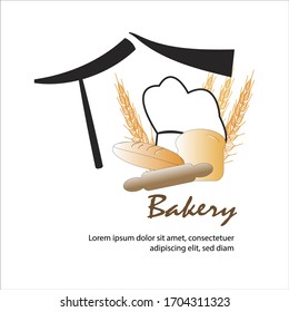  Logo - vector illustration. Bakery  design on white background.icon.