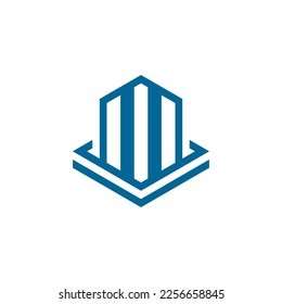 ilustración vectorial de la construcción, torre