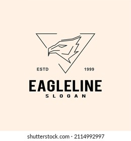 Logo Vector Illustration Eagle Head Line Stock Vector (Royalty Free ...