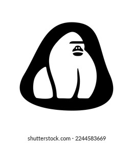 Logo vector illustration of gorilla logo