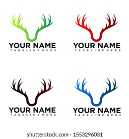 LOGO VECTOR ILLUSTRATION HEAD DEER
