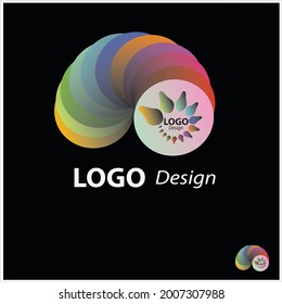 logo vector image for company. creative logo art illustration. icon design