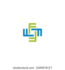 Logo, Vektor, anfängliche F-Symbol-Technologie