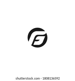 logo vector initial letter f g monogram