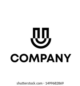 logo vector initial M icon design