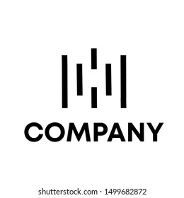 logo vector initial M icon design