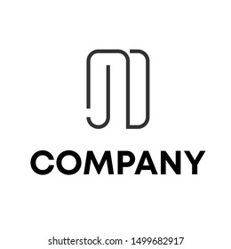 logo vector initial M icon design