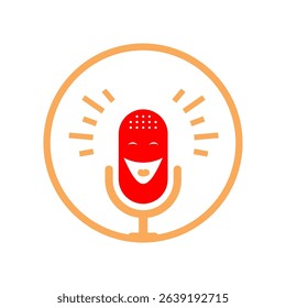 Logo Vector for laugh Podcast