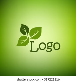 Logo. Vector. Leaf. Eco.