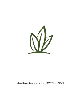 logo vector leaf graphic abstract modern shape download template