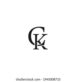 Logo Vector Letter C K Style Stock Vector (Royalty Free) 1945008715 ...