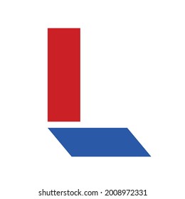 Logo, Vektorbrief L Home Dachdeckung