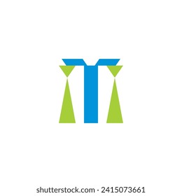 Logo vector letter M building design
